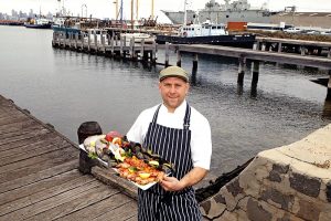 Pier prepped for plates
