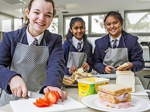 Catholic Regional College students spread their message