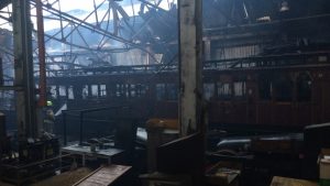 Newport Railway Workshop fire: Historic carriages lost | Photos