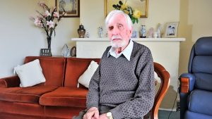 Living Footscray legend Ron Palmer celebrates 90th birthday