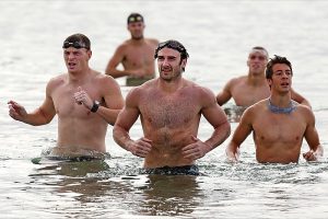 Bombers hit the beach