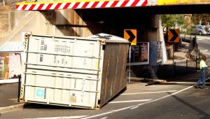 Footscray: Truck crashes into Napier Street bridge | Gallery