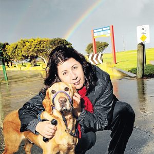 Beloved pooch takes bait, lucky to survive swallowing hooks