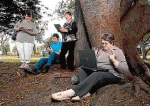 Log-on at Logan for free WiFi