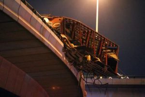 Sheep killed as truck overturns on Western Ring Road