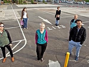 A Footscray car park, no … green space, yes