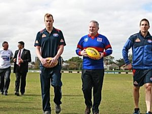 Western Bulldogs stars lead health kick for men