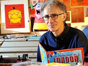 Leigh Hobbs: Tea time in London for Mister Chicken