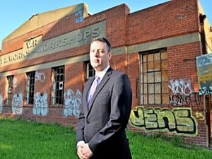 Historic Spotswood Railway Workshops rotting away