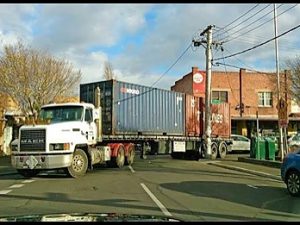 Yarraville: Semi squeeze prompts plea to stop truck ‘rat runs’