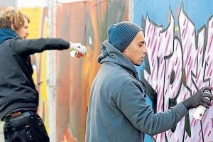Street artists hits wall on Braybrook laneway