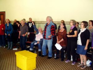 Ex-sailor hits high Cs with Trade Union Choir