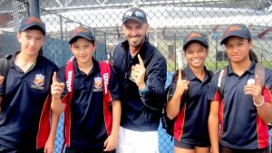 Maribyrnong College team nets tennis gold