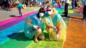 Crossing of many colours a celebration for GoWest