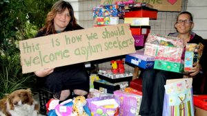 DONATIONS: Some joy for asylum seekers