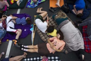 Moore Street sleepout staged to put truck issue to bed | Gallery