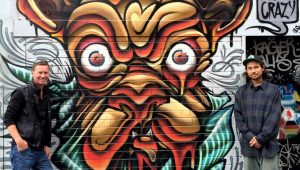 Footscray street art prize goes to the top dog