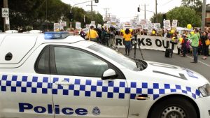Yarraville truck protest brings Somerville Road to standstill