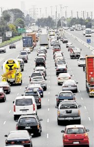 River a traffic snag