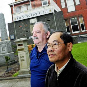 Anzac Day:  Footscray returns service