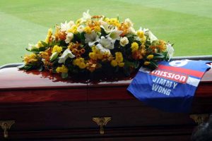 Mourners remember Footscray’s Jimmy Wong