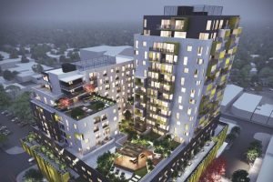 Twin towers top old Forges department store site