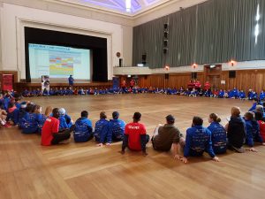 Happy campers join Western Bulldogs Leadership Project