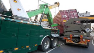 Traffic chaos as Napier Bridge struck yet again