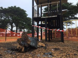 Arson attack on Altona playground