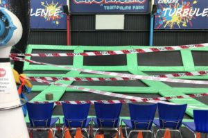 Slash attack on trampolines