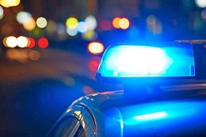 Man wielding weapons struck by police car at Altona