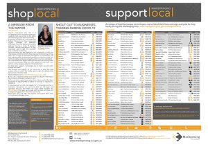 Maribyrnong shop local, support local