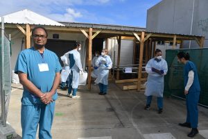 Clinic on the front line