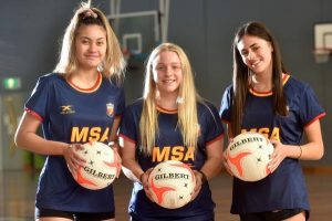 Young netball stars on the rise