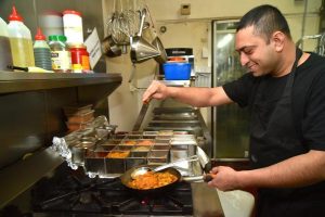 Peek behind the kitchen doors
