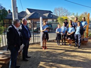 Pole a sign of peace