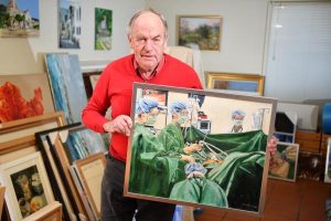 The beating art of a hospital theatre