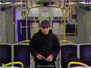 Search for man over train theft