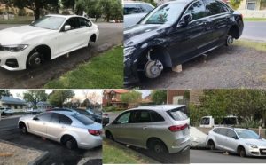 Police investigate spate of wheel thefts
