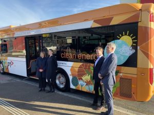 Electric buses hit the pavement in the west