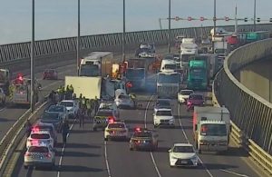 Wyndham Vale man charged following West Gate Freeway crash