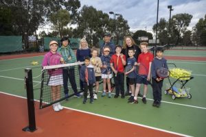 New nets and posts for ace tennis stars in Brooklyn