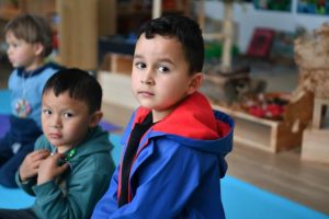 Broadening comfort zones through yoga, dress-up and dance