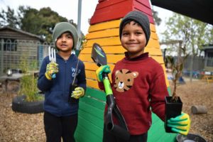 Helping hands make light work of tree plantings