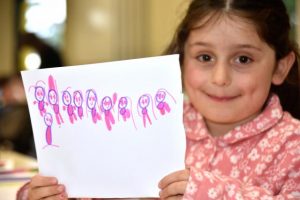 Young artists tooned in