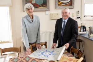 Telling history through wallpaper