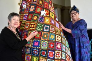 Crochet creation sharing Christmas joy