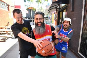 Having a ball in Footscray