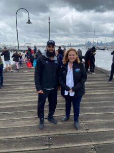 Pier progress underway