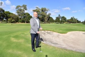 Teeing off fore a good cause